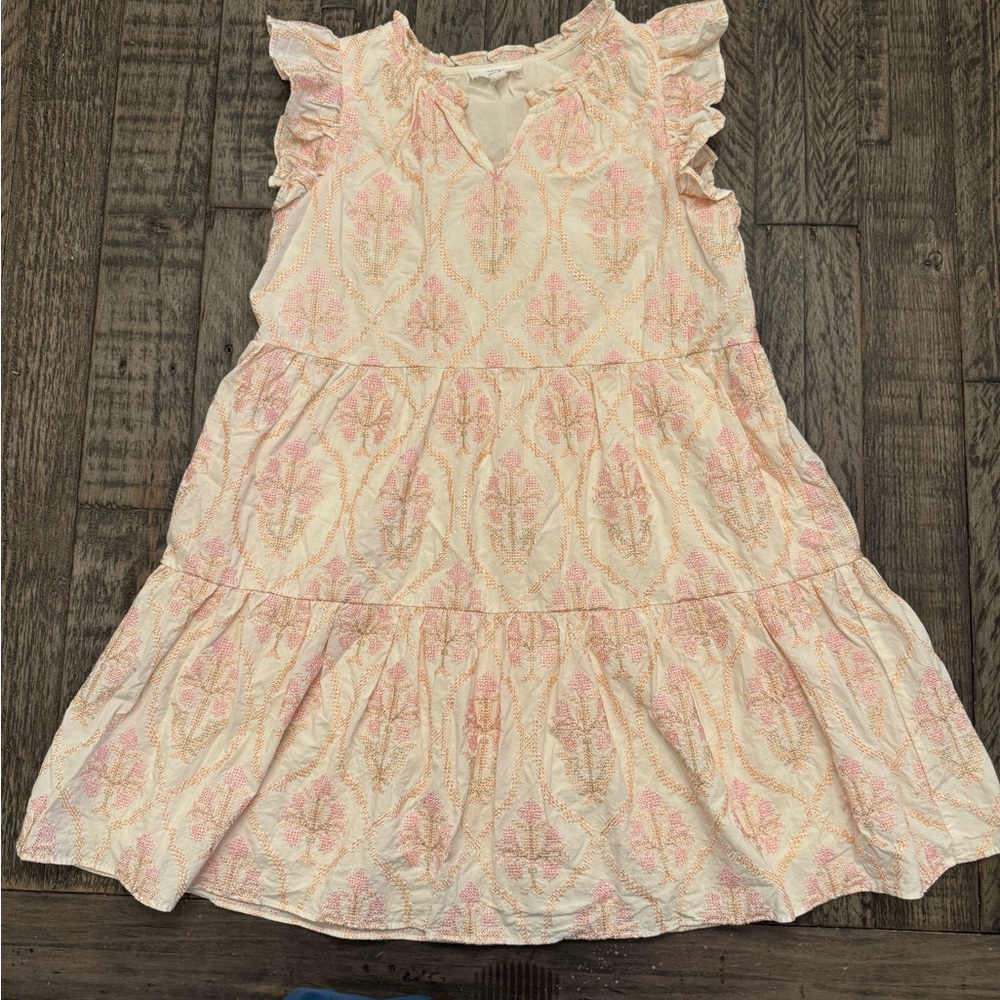 A Loves A Girls’ Tiered Ruffle Sleeve Dress